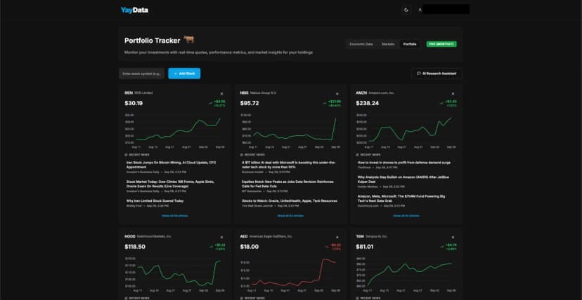 YayData screenshot 1