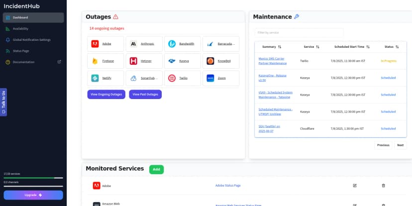 IncidentHub screenshot 2